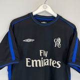 2002/03 CHELSEA DESAILLY #6 AWAY SHIRT (M) UMBRO