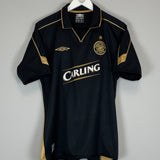 2003/04 CELTIC LARSSON #7 AWAY SHIRT (M) UMBRO