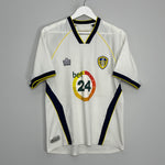 2006/07 LEEDS UNITED HOME SHIRT (M) ADMIRAL