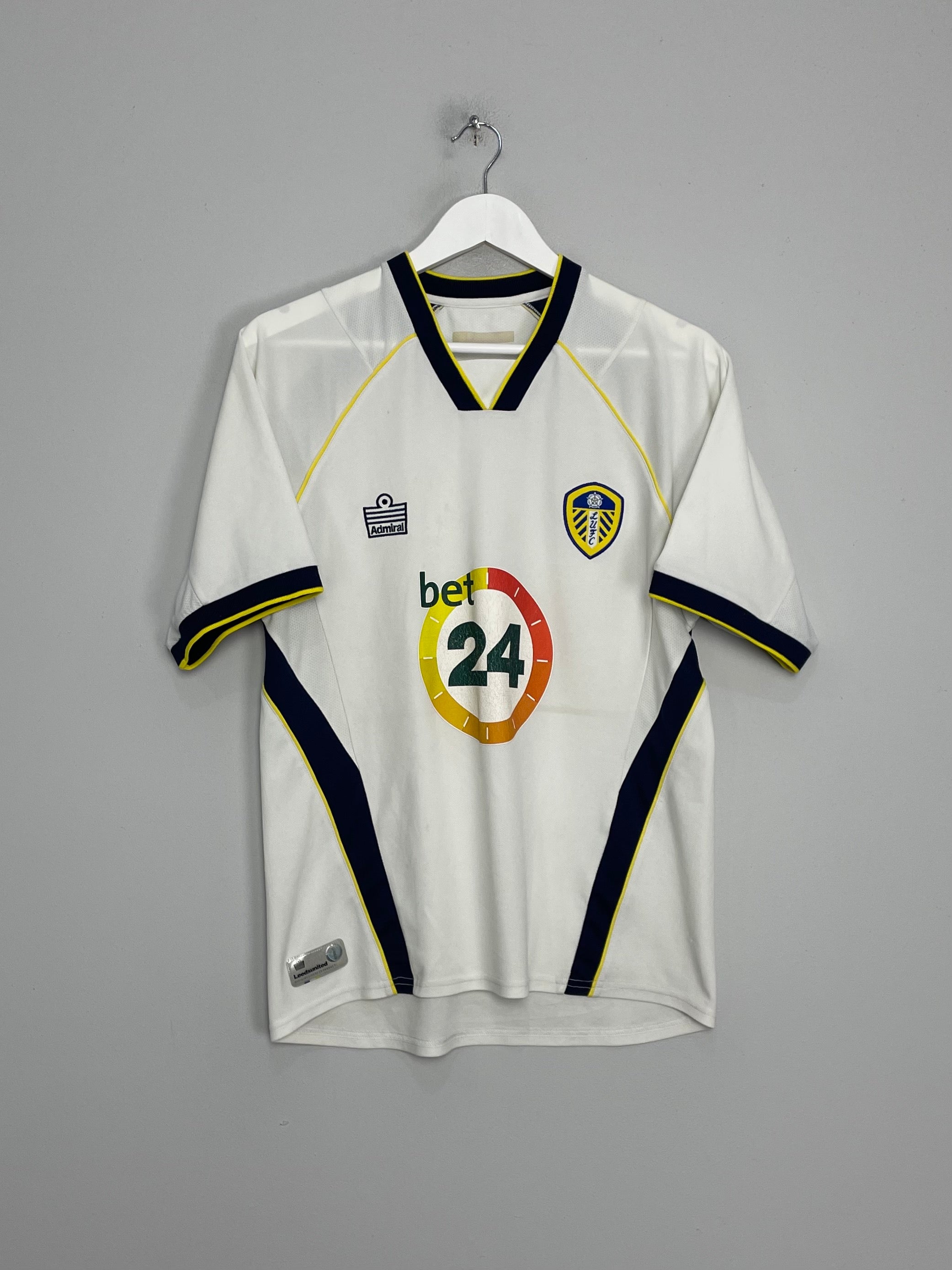 2006/07 LEEDS UNITED HOME SHIRT (M) ADMIRAL