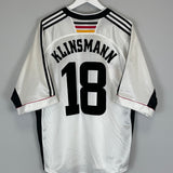 1998/00 GERMANY KLINSMANN #18 HOME SHIRT (XL) ADIDAS