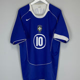 2004/06 BRAZIL RONALDINHO #10 AWAY SHIRT (XL) NIKE