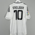 2008/09 REAL MADRID SNEIJDER #10 *PLAYER ISSUE* HOME SHIRT (XL) ADIDAS