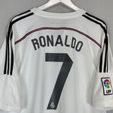 2014/15 REAL MADRID RONALDO #7 HOME SHIRT (XXL) ADIDAS