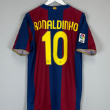 2007/08 BARCELONA RONALDINHO #10 HOME SHIRT (L) NIKE