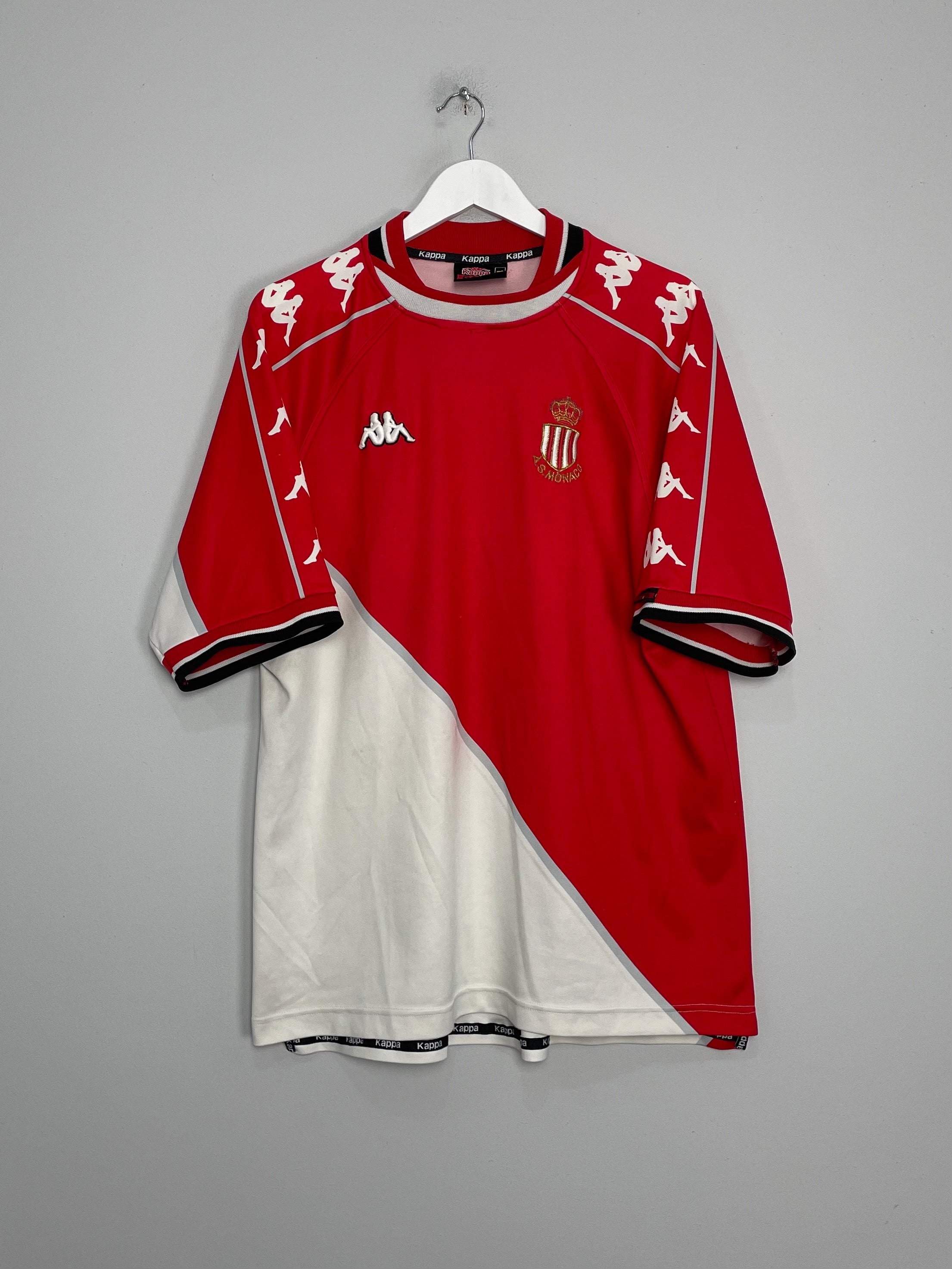 1999/00 MONACO HOME SHIRT (XL) KAPPA