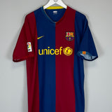 2006/07 BARCELONA MESSI #10 HOME SHIRT (XL) NIKE