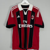 2012/13 AC MILAN BALOTELLI #45 HOME SHIRT (L) ADIDAS