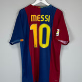 2006/07 BARCELONA MESSI #10 HOME SHIRT (XL) NIKE