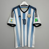 2013/15 ARGENTINA MESSI #10 HOME SHIRT (XL) ADIDAS