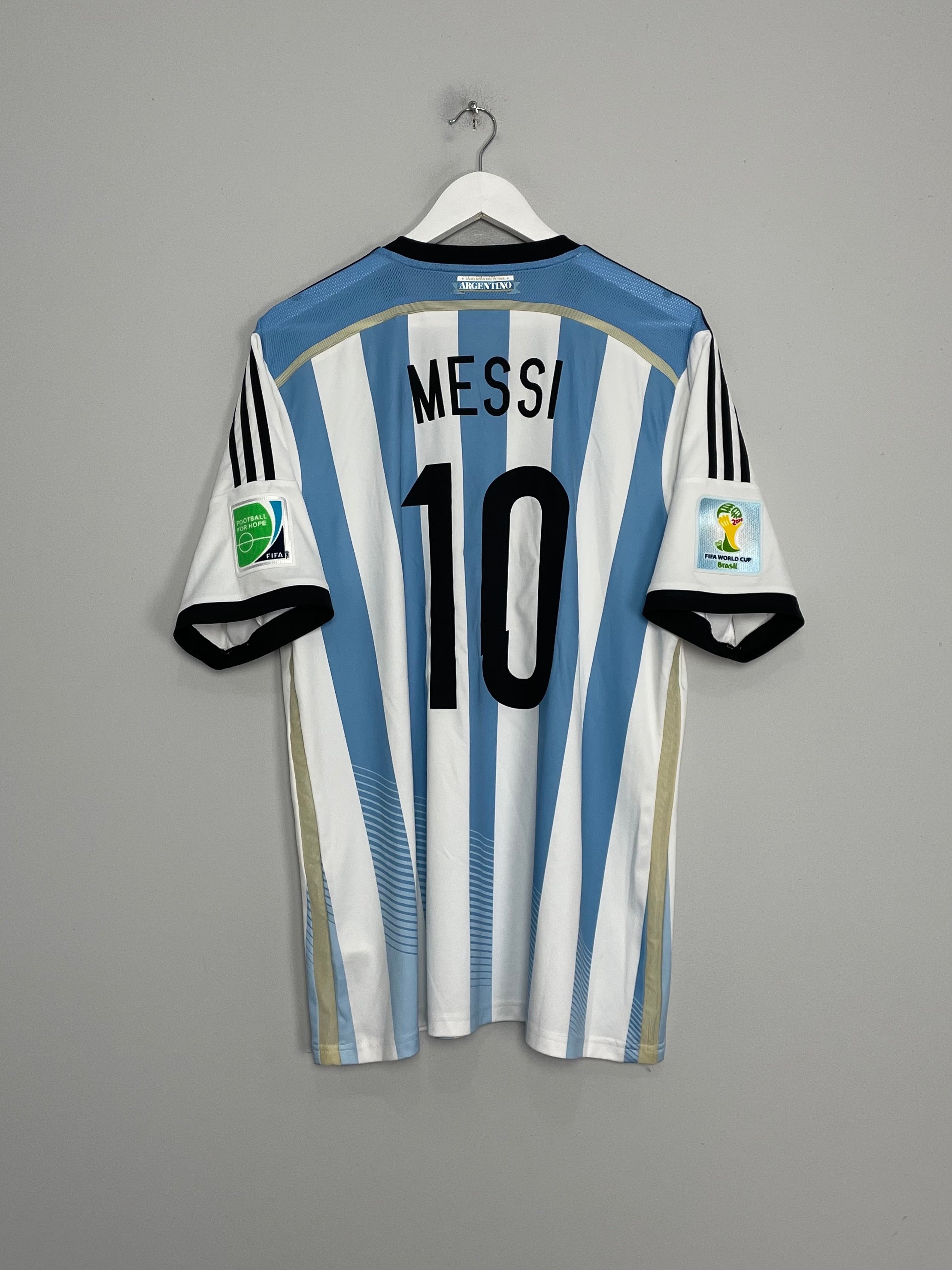 2013/15 ARGENTINA MESSI #10 HOME SHIRT (XL) ADIDAS