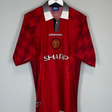 1996/98 MANCHESTER UNITED CANTONA #7 HOME SHIRT (XXL) UMBRO