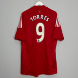 2008/10 LIVERPOOL TORRES #9 HOME SHIRT (XL) ADIDAS