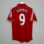 2006/08 LIVERPOOL TORRES #9 HOME SHIRT (M) ADIDAS