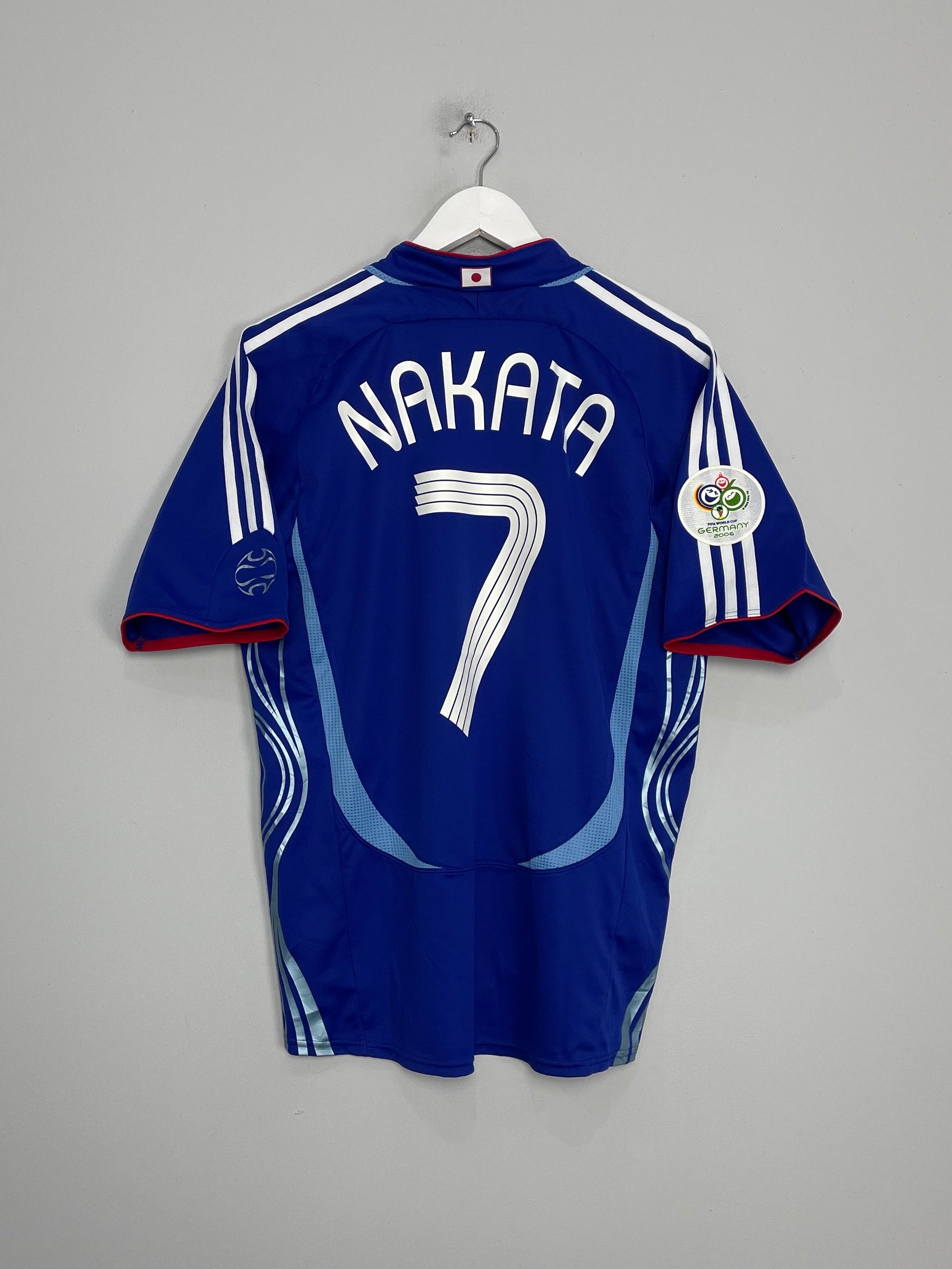 2006/07 JAPAN NAKATA #7 HOME SHIRT (M) ADIDAS