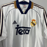 1998/00 REAL MADRID RAUL #7 HOME SHIRT (M) ADIDAS