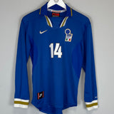 1996/97 ITALY DEL PIERO #14 L/S HOME SHIRT (S) NIKE