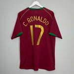 2006/08 PORTUGAL C.RONALDO #17 HOME SHIRT (XL) NIKE