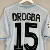 2005/06 CHELSEA DROGBA #15 C/L AWAY SHIRT (M) UMBRO