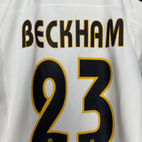 2004/05 REAL MADIRD BECKHAM #23 *PLAYER ISSUE* HOME SHIRT (M) ADIDAS