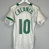 2004/06 MEXICO C.BLANCO #10 AWAY SHIRT (S) NIKE