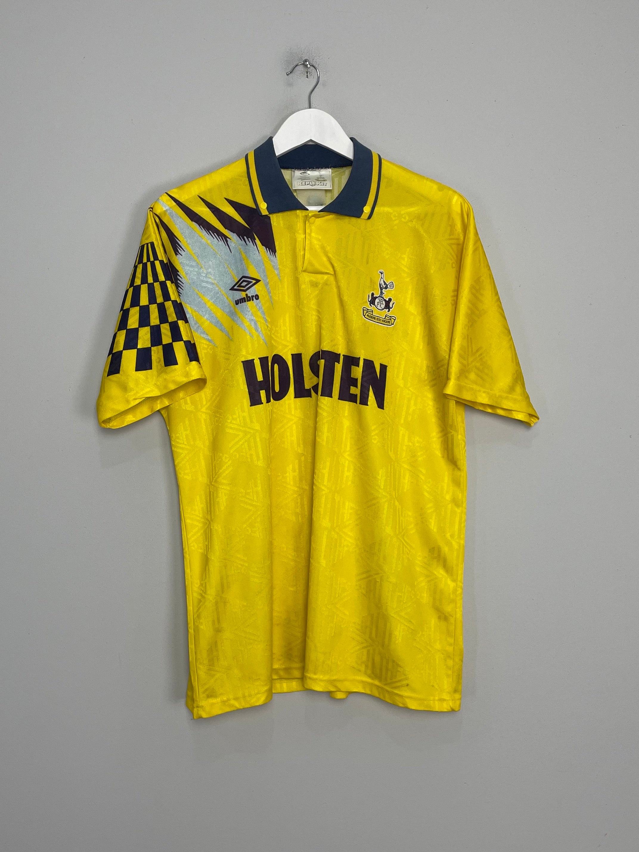 1991/95 TOTTENHAM AWAY SHIRT (L) UMBRO