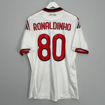 2009/10 AC MILAN RONALDINHO #80 AWAY SHIRT (XL) ADIDAS