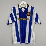 1994/96 MANCHESTER UNITED CANTONA #7 THIRD SHIRT (L) UMBRO