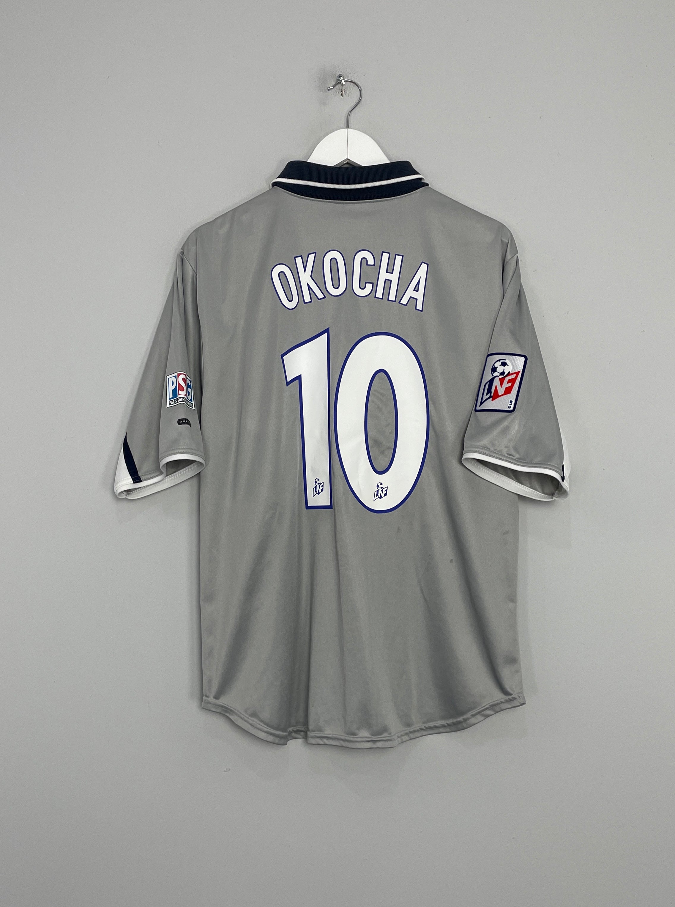 Image of the PSG Okocha shirt from the 1999/01 season