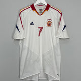 2004/05 SPAIN RAUL #7 AWAY SHIRT (L) ADIDAS