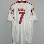 2004/05 SPAIN RAUL #7 AWAY SHIRT (L) ADIDAS