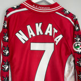 1999/00 PERUGIA NAKATA #7 L/S HOME SHIRT (XL) GALEX