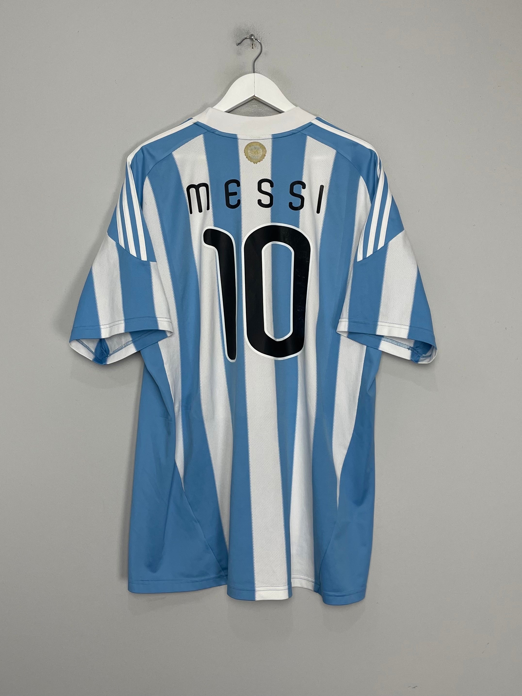 2011/12 ARGENTINA MESSI #10 HOME SHIRT (XL) ADIDAS