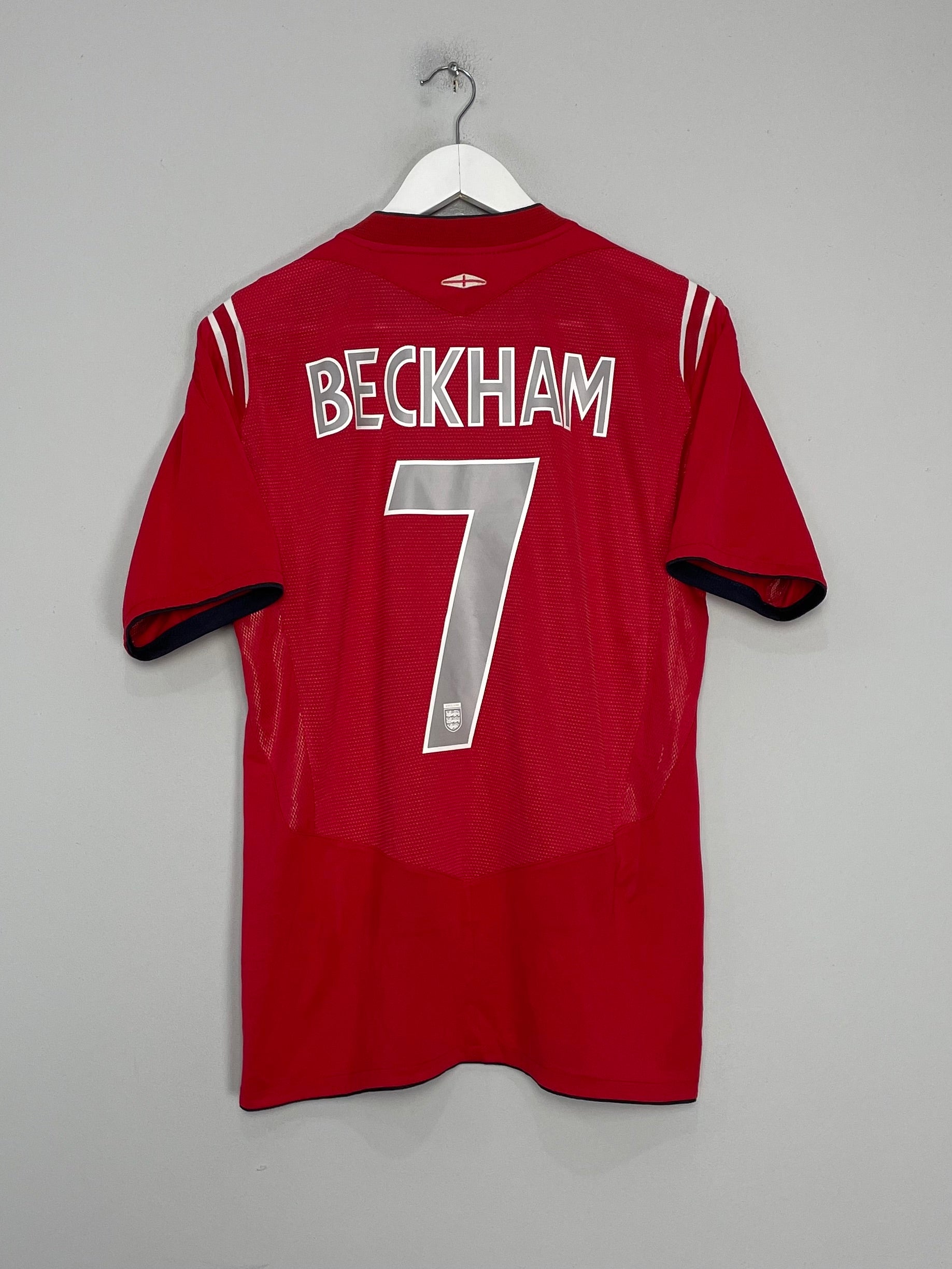 2004/06 ENGLAND BECKHAM #7 AWAY SHIRT (M) UMBRO