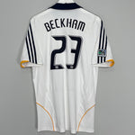 2007/08 LA GALAXY BECKHAM #23 HOME SHIRT (M) ADIDAS