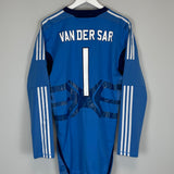 2011/12 AJAX VAN DER SAR #1 *PLAYER ISSUE* TESTIMONIAL GK SHIRT (M) ADIDAS