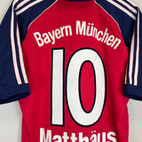 1999/01 BAYERN MUNICH MATTHAUS #10 HOME SHIRT (M) ADIDAS