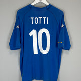 2000/01 ITALY TOTTI #10 HOME SHIRT (XL) KAPPA