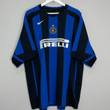 2005/06 INTER MILAN ADRIANO #10 HOME SHIRT (XXL) NIKE