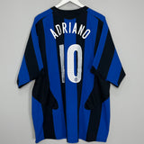 2005/06 INTER MILAN ADRIANO #10 HOME SHIRT (XXL) NIKE