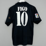 2001/02 REAL MADRID FIGO #10 *CENTENARY* AWAY SHIRT (S) ADIDAS