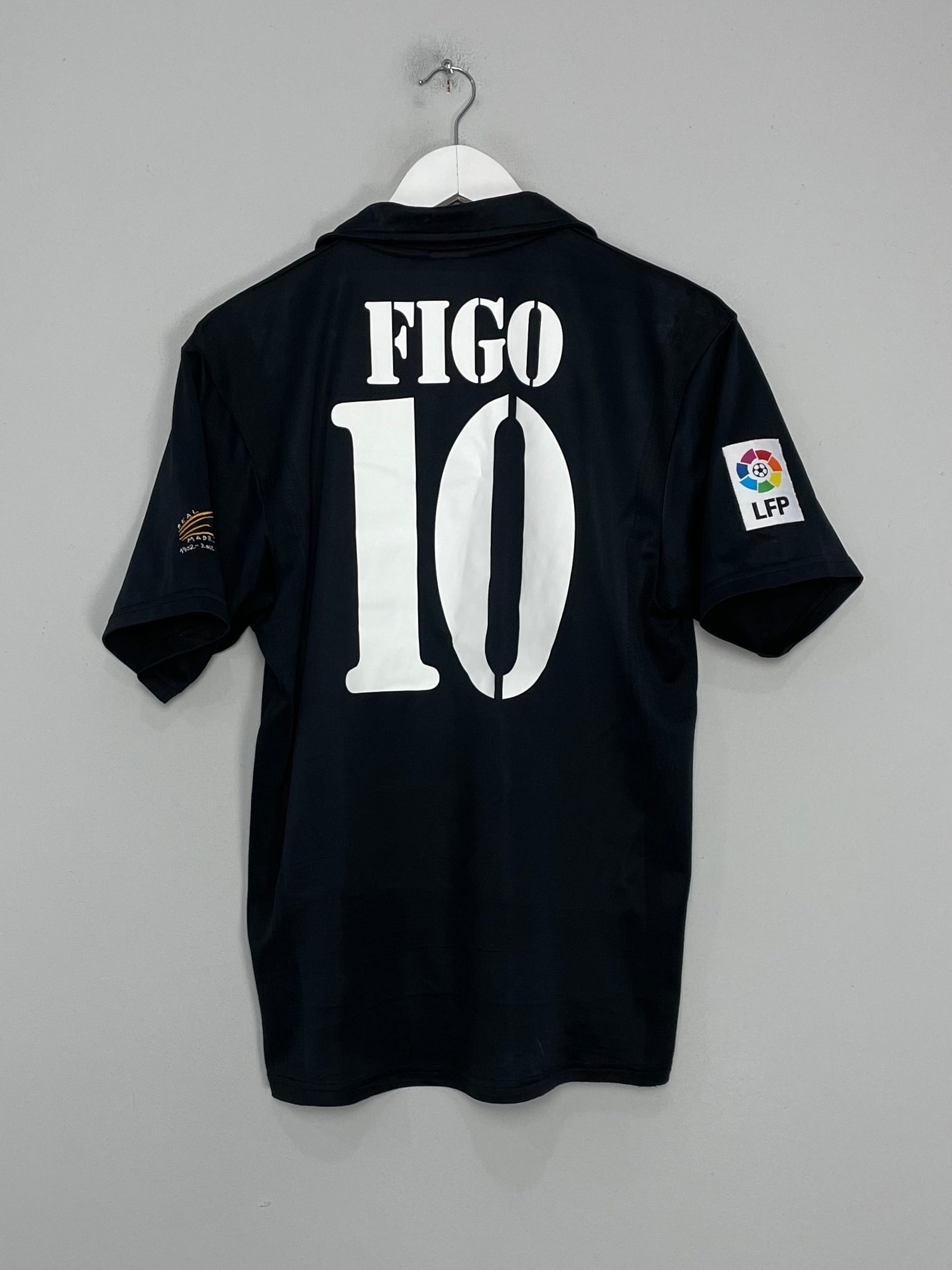 2001/02 REAL MADRID FIGO #10 *CENTENARY* AWAY SHIRT (S) ADIDAS