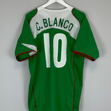 2004/06 MEXICO C.BLANCO #10 HOME SHIRT (L) NIKE