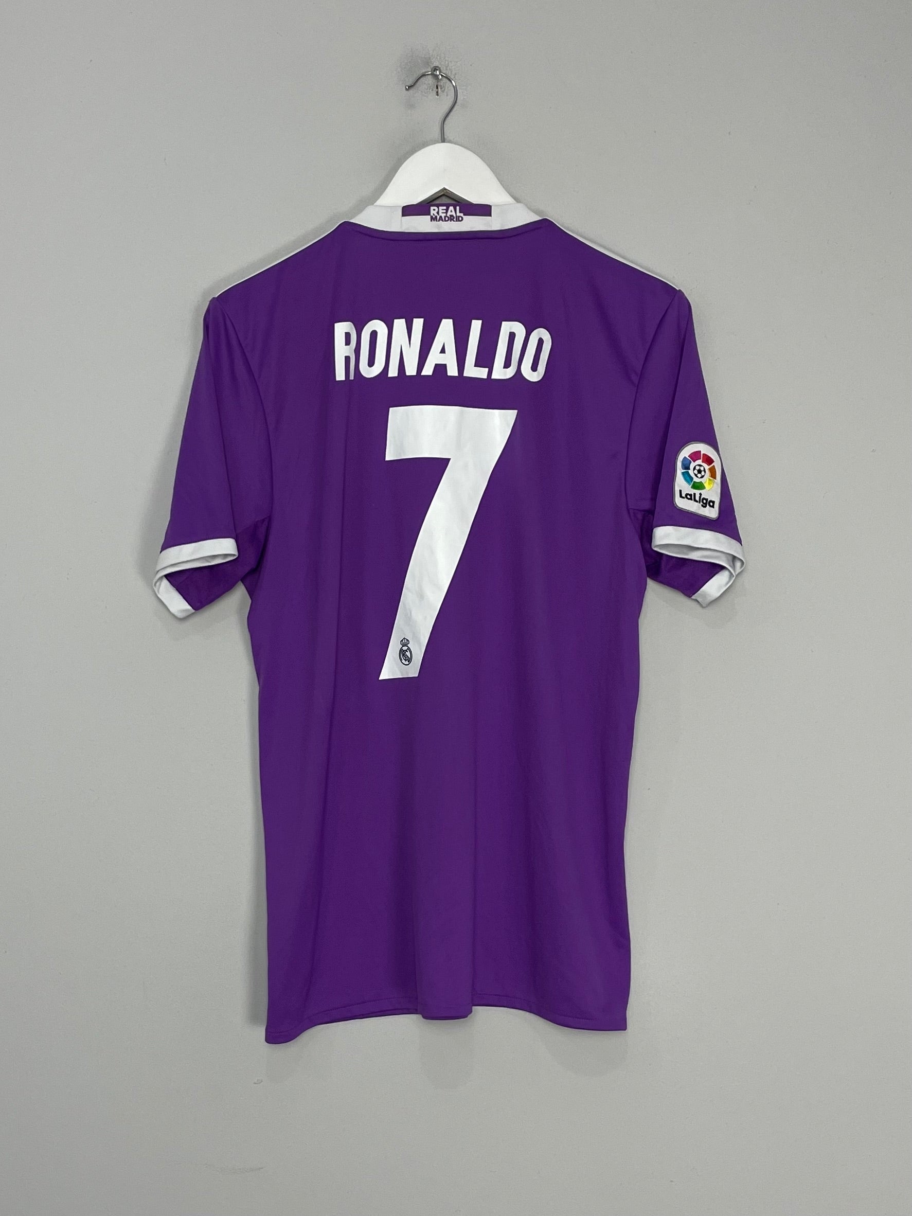 2016/17 REAL MADRID RONALDO #7 AWAY SHIRT (M) ADIDAS