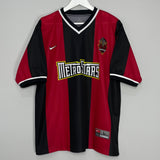 2000/01 NEW YORK METRO STARS HOME SHIRT (L) NIKE