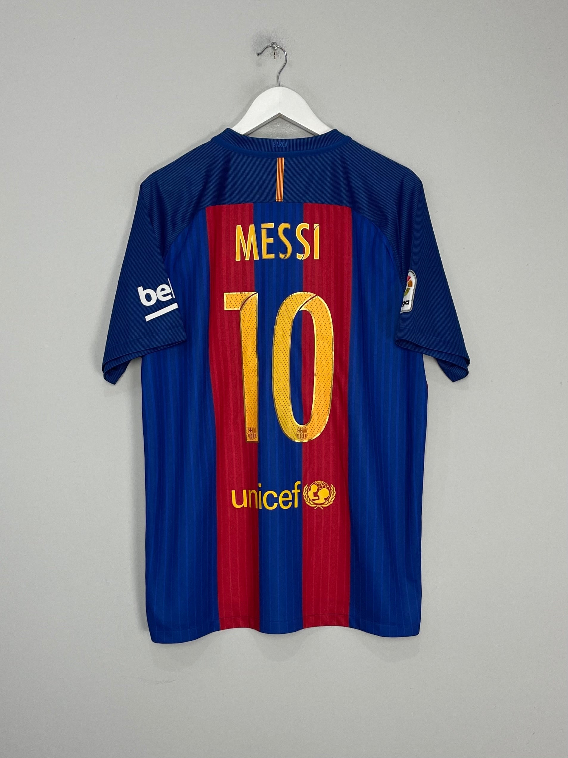 2016/17 BARCELONA MESSI #10 HOME SHIRT (XL) NIKE