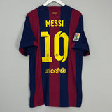 2014/15 BARCELONA MESSI #10 HOME SHIRT (XL) NIKE