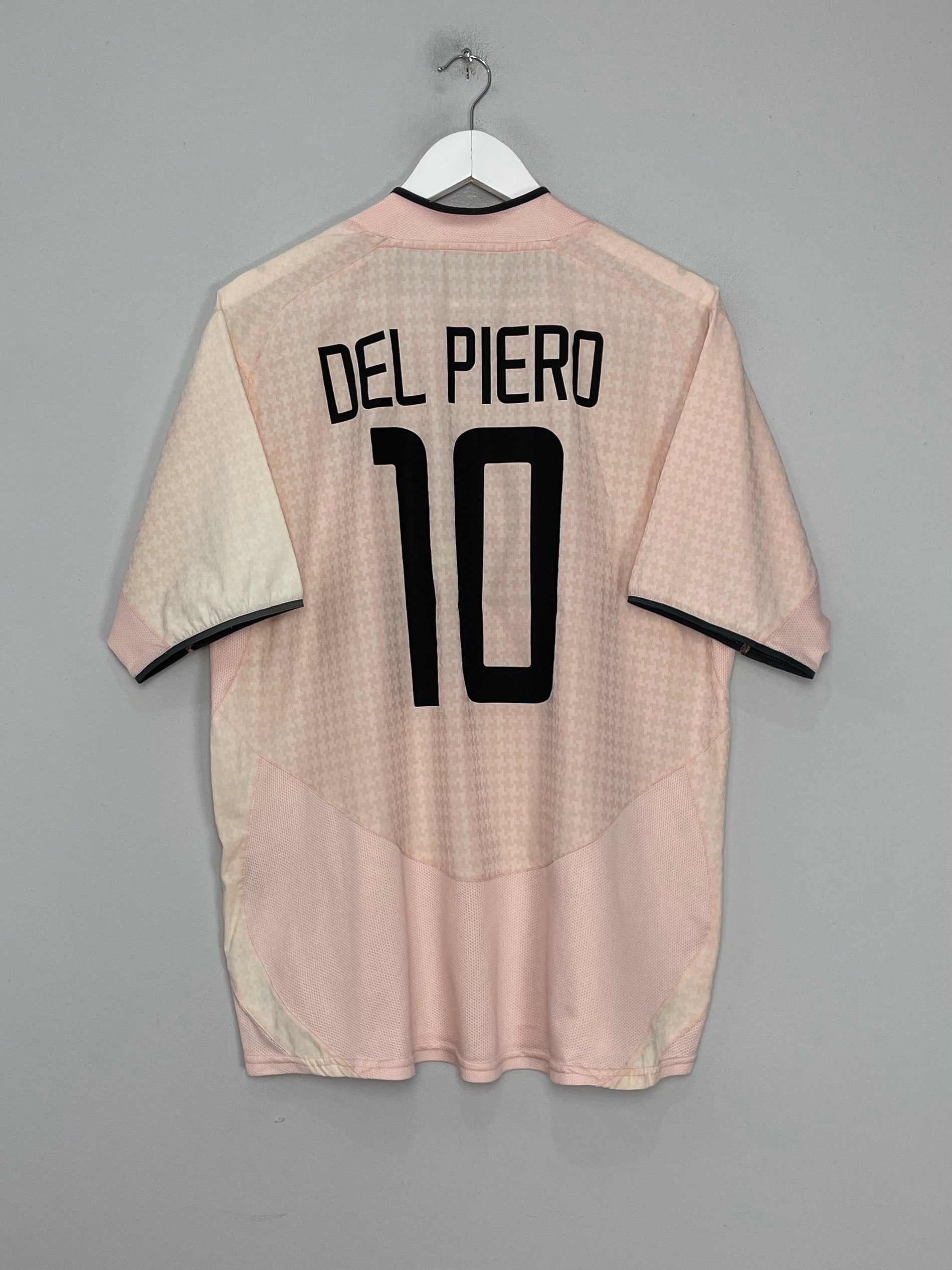 2003/04 JUVENTUS DEL PIERO #10 AWAY SHIRT (L) NIKE