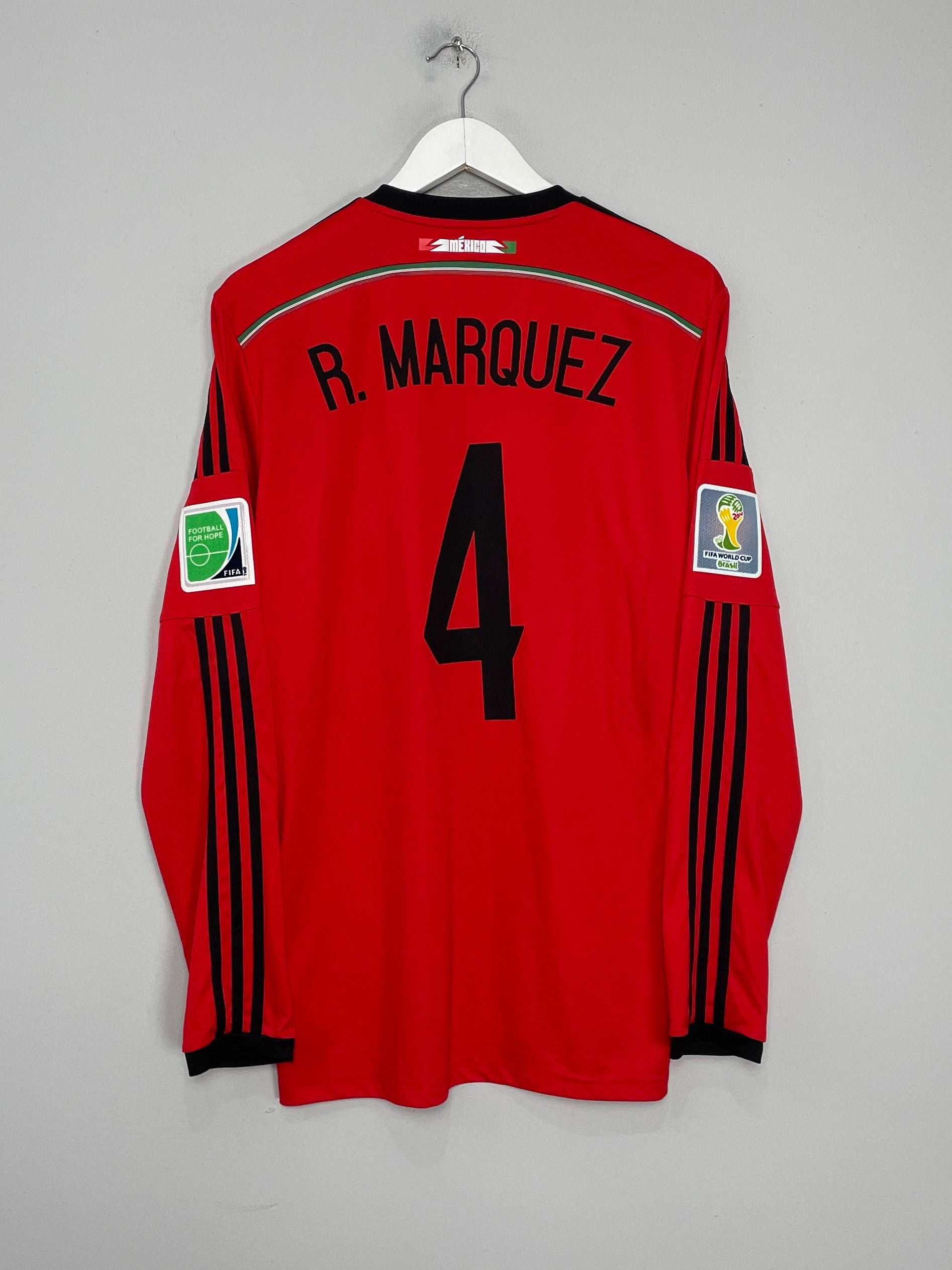 2014/15 MEXICO R.MARQUEZ #4 L/S AWAY SHIRT (L) ADIDAS