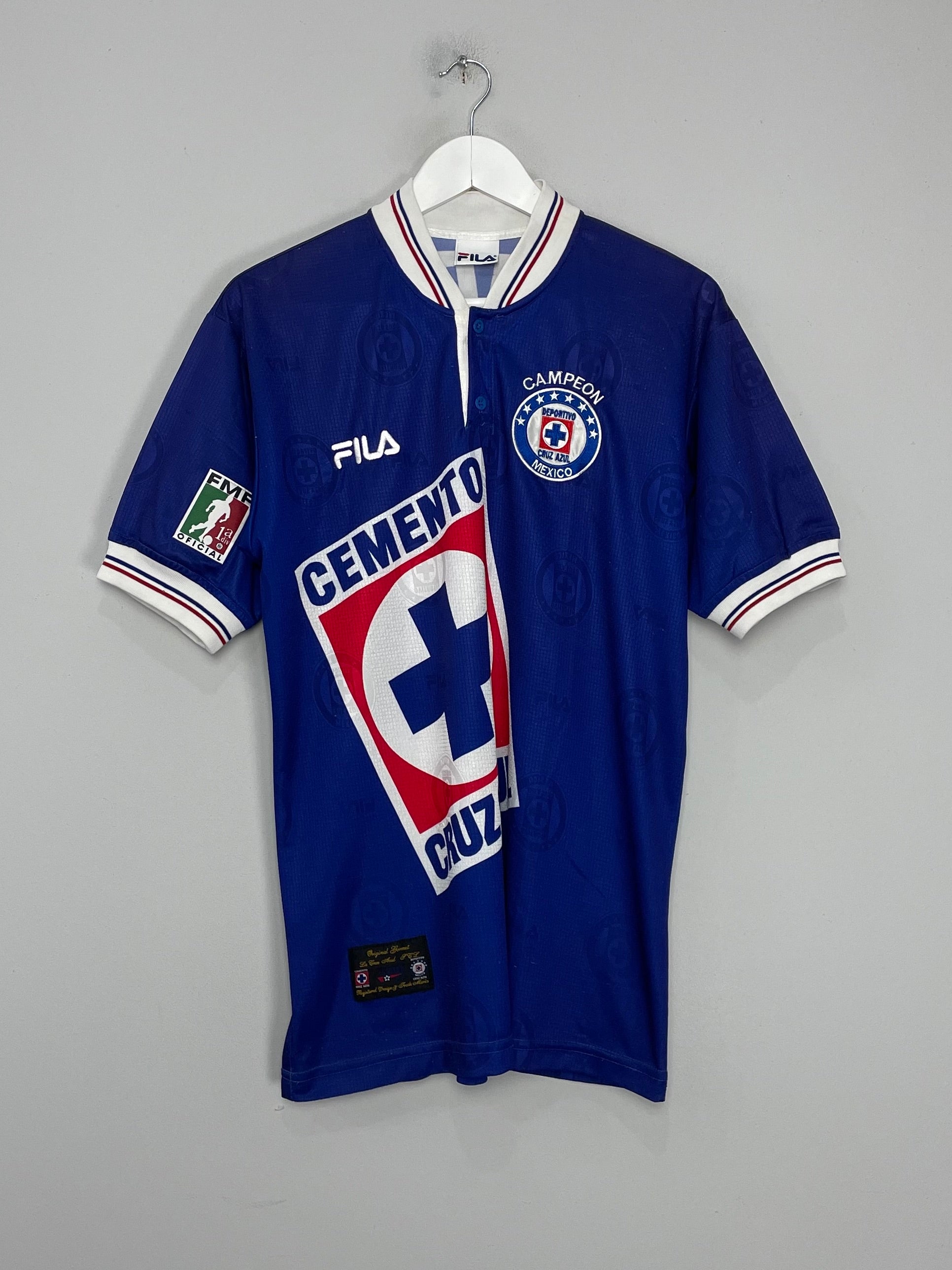 1997/99 CRUZ AZUL HOME SHIRT (S) FILA